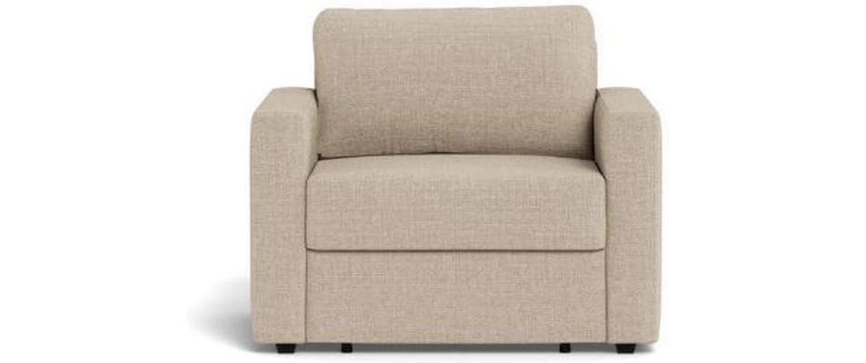 AC Design Sessel Fleury Beige, 105 x 88 x 85 cm