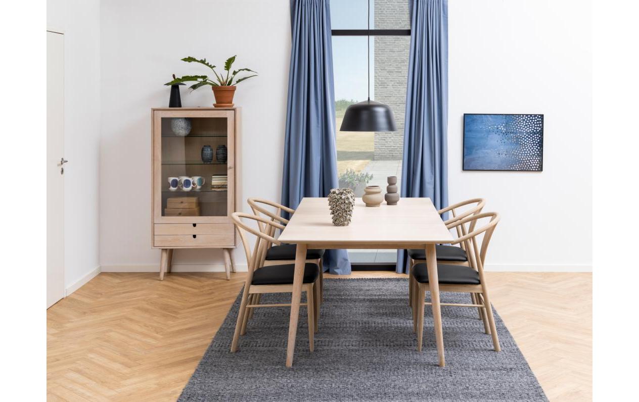 AC Design Vitrine Century Braun, 72 x 36 x 143.2 cm