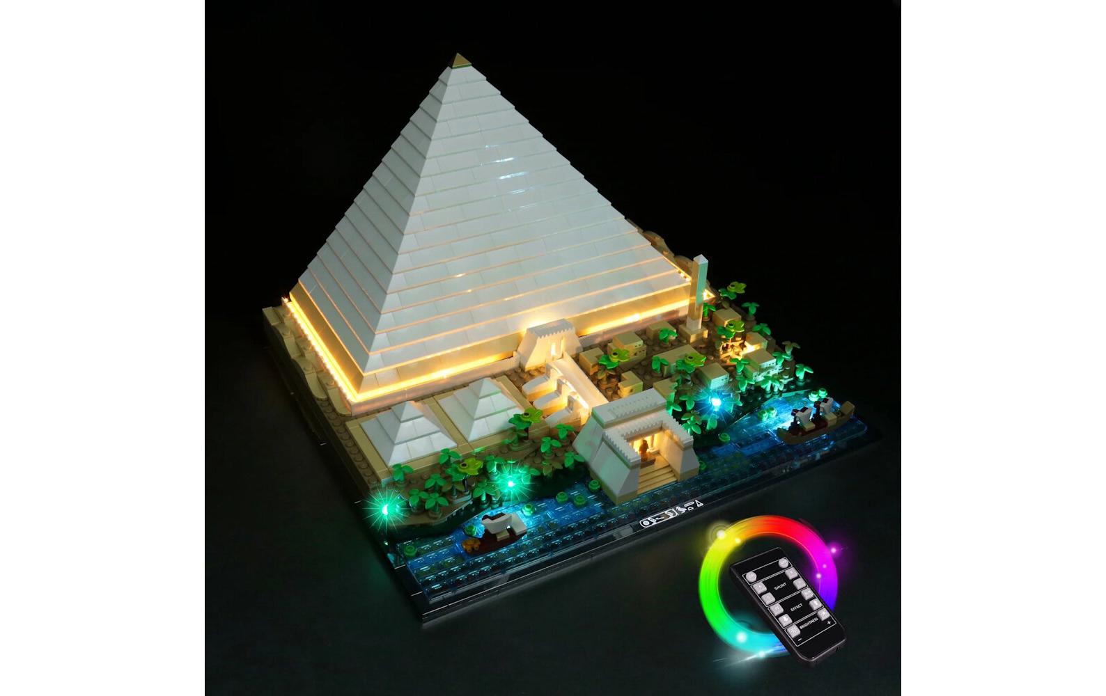 BrickBling LED-Licht-Set für LEGO® 21058 Cheops Pyramide
