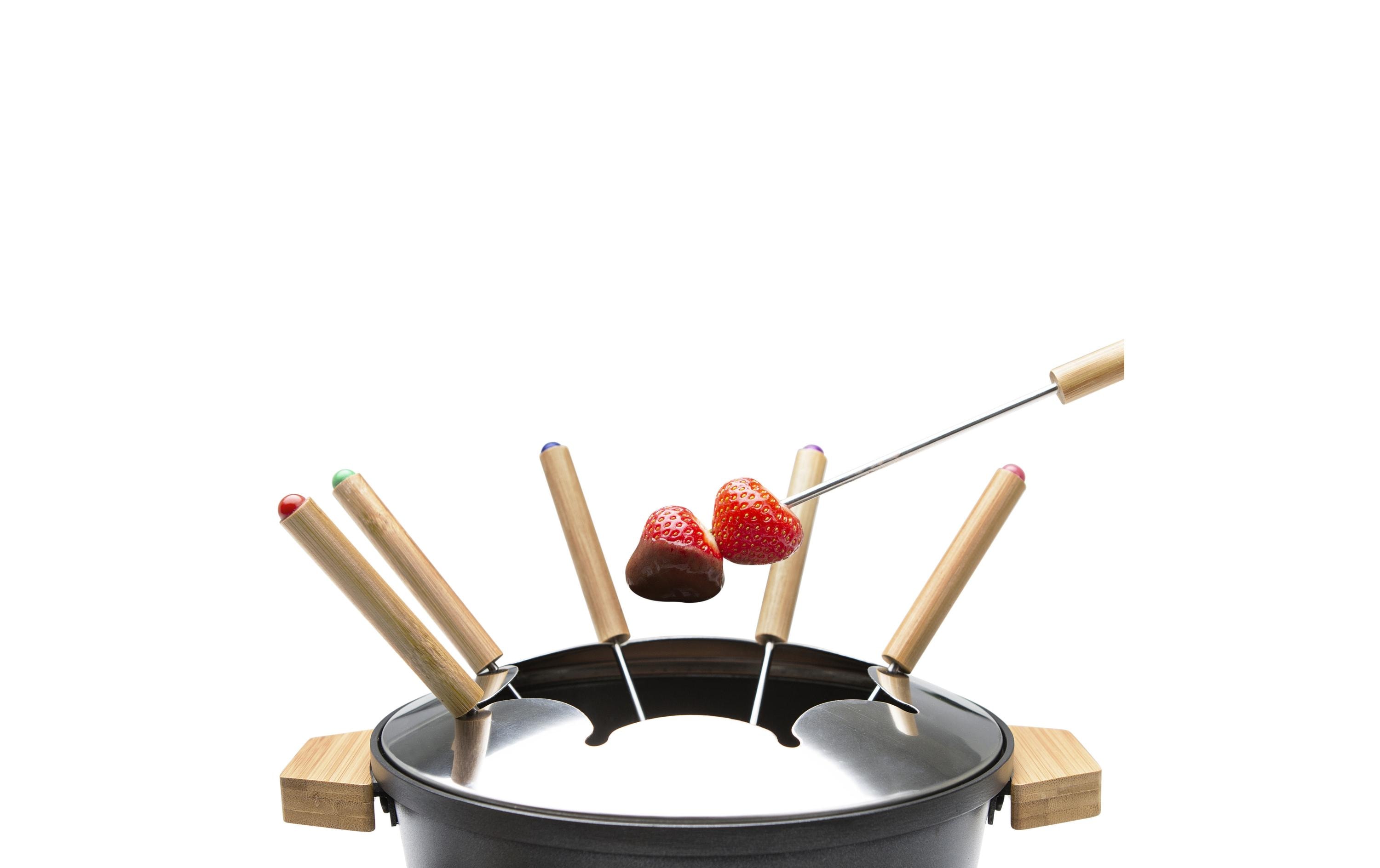 Princess Fondue-Set All-in-One Pure 10 Teile, Braun/Schwarz Princess Fondue-Set All-in-One Pure 10 Teile, Braun/Schwarz