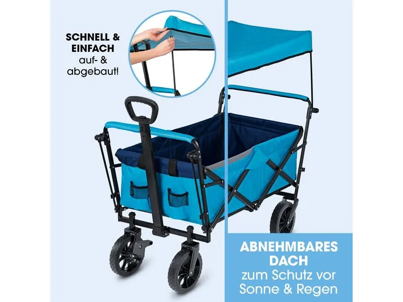 EASYmaxx Bollerwagen Blau EASYmaxx Bollerwagen Blau