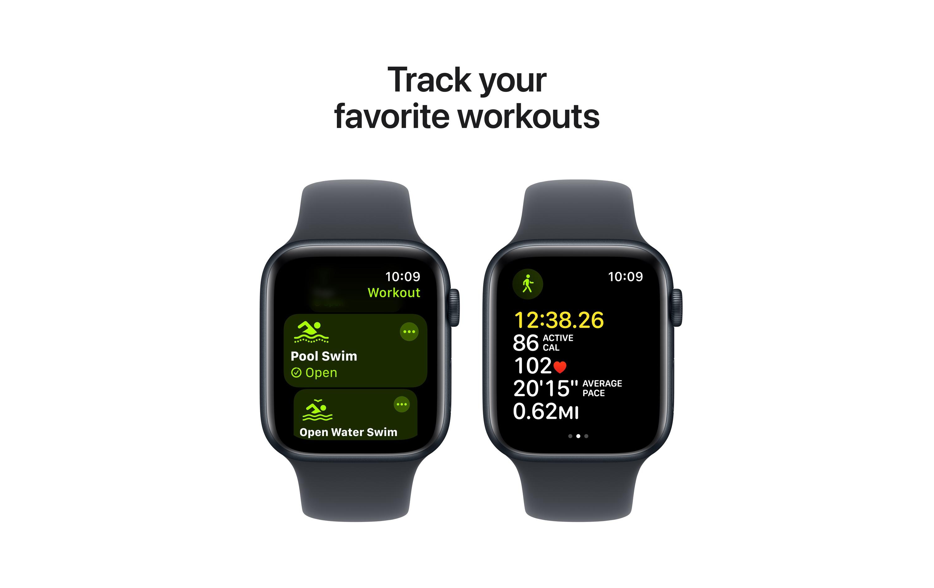 Apple Watch SE 2024 44 mm LTE Alu Sport Mitternacht M/L