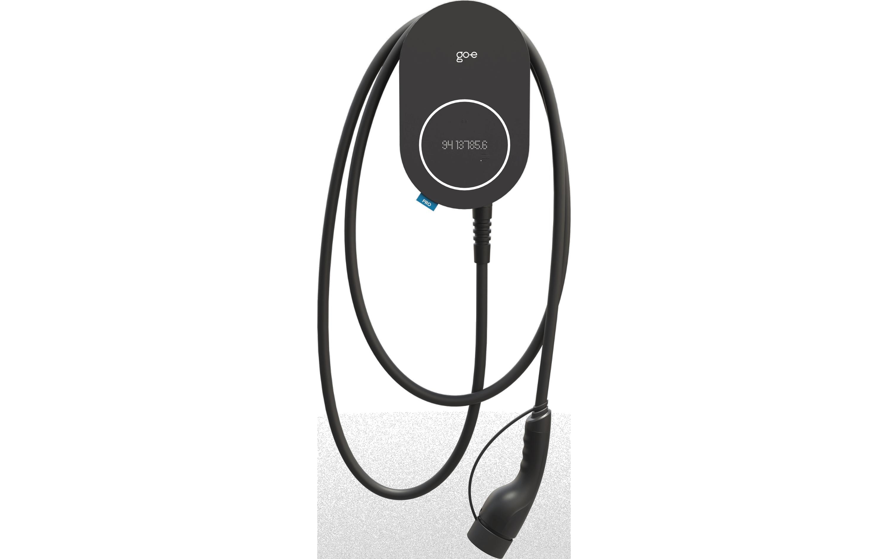 go-e Charger PRO CABLE 11 kW, 3-phasig, Typ 2, 6 m, Schwarz