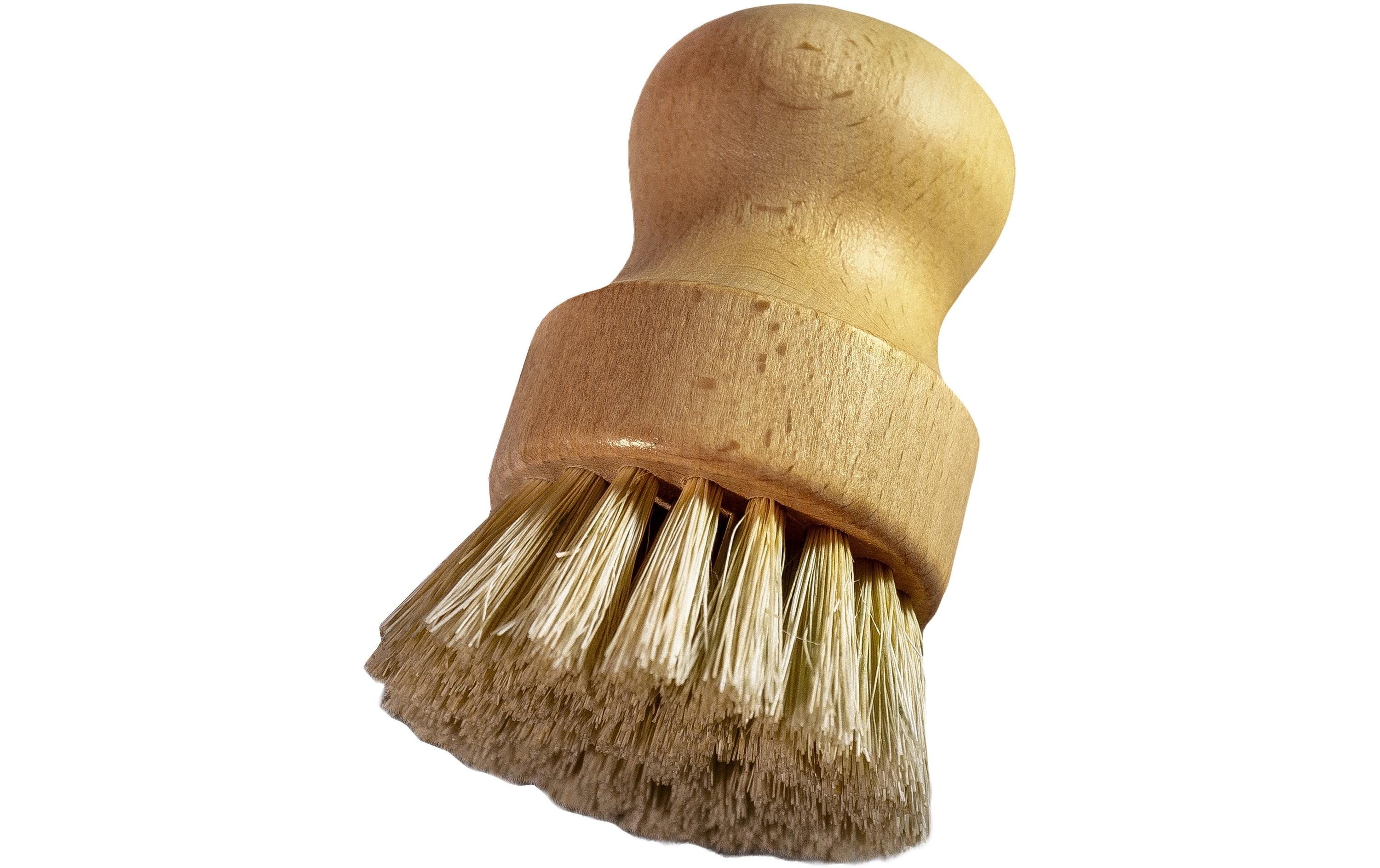 Gusskoenig Holz-Spülbürste mit Sisalborsten für Gusseisen