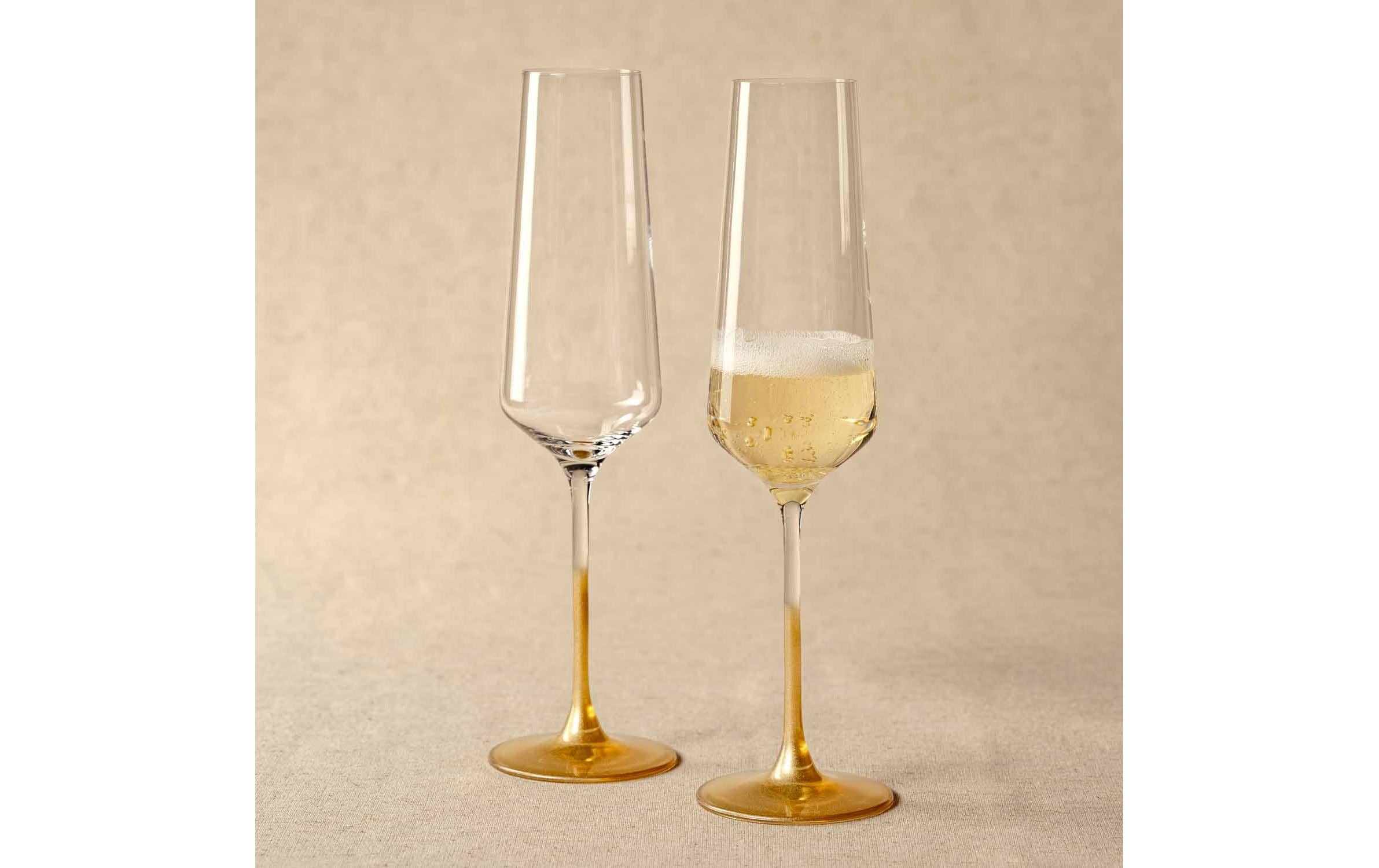 Leonardo Sektglas Puccini 2 Stück, 280 ml, Gold