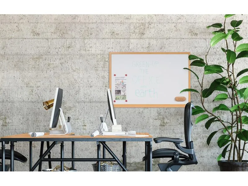 Bi-Office Magnethaftendes Whiteboard Earth 100 cm x 150 cm, Weiss Bi-Office Magnethaftendes Whiteboard Earth 100 cm x 150 cm, Weiss