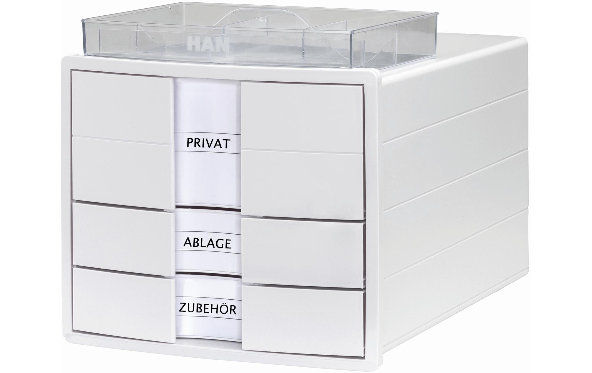 HAN Schubladenbox Impuls 3 Schubladen, Weiss