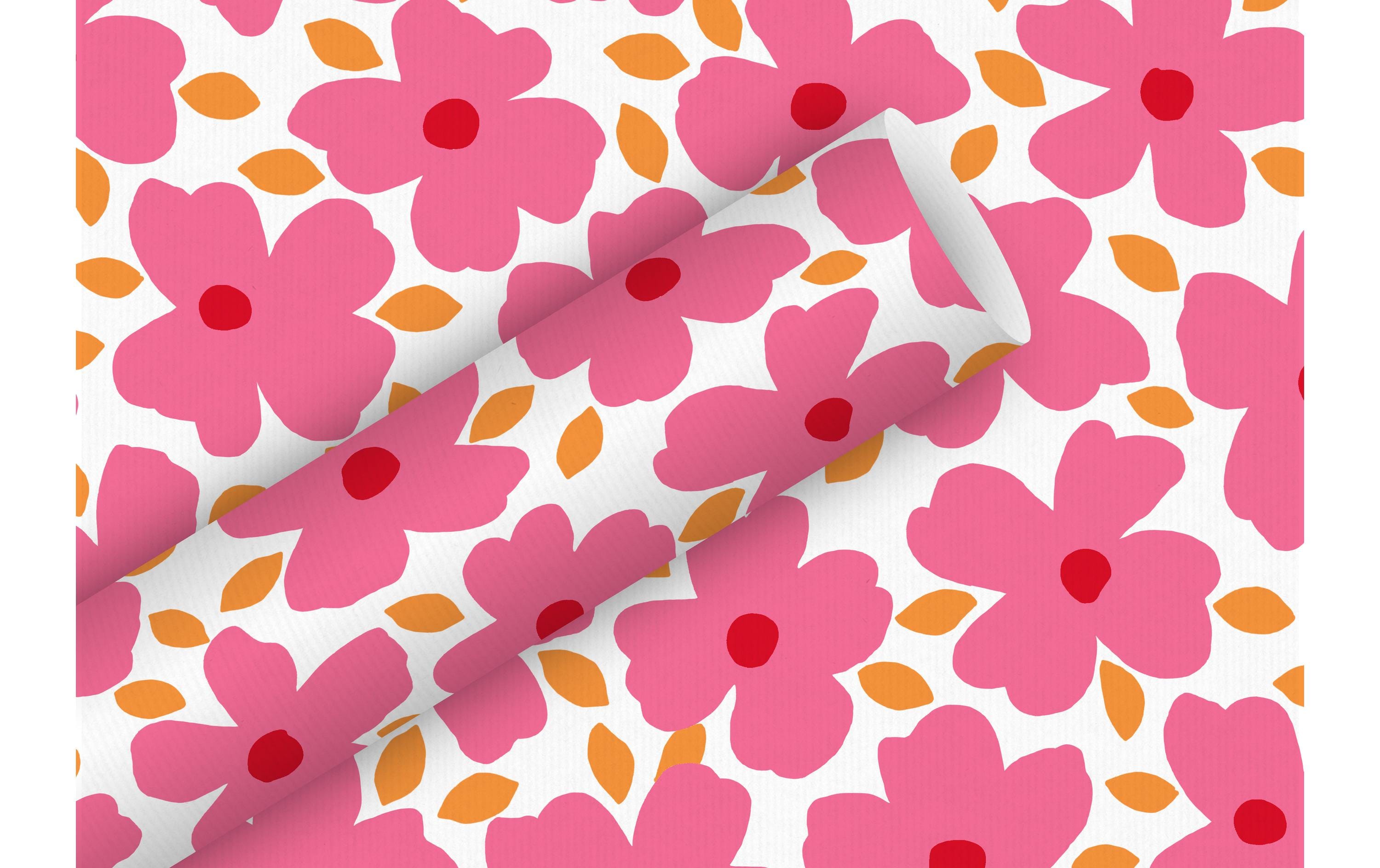 Braun + Company Geschenkpapier By Nature Poppy Pop Candy 2 m x 70 cm