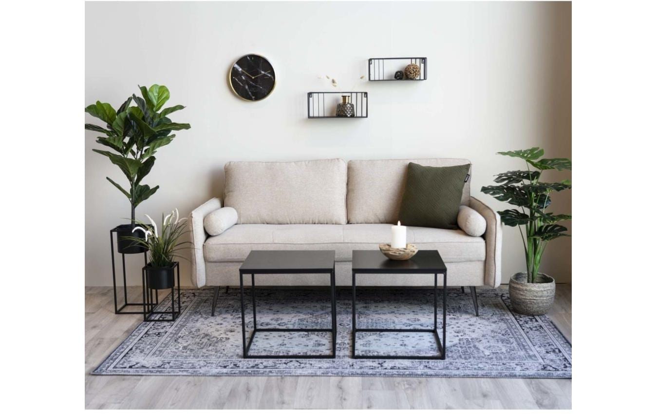 House Nordic Beistelltisch Vita 45 x 45 cm, Schwarz