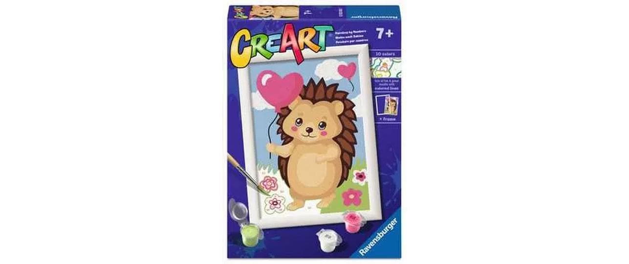Ravensburger Malen nach Zahlen CreArt – Happy Hedgehog Ravensburger Malen nach Zahlen CreArt – Happy Hedgehog