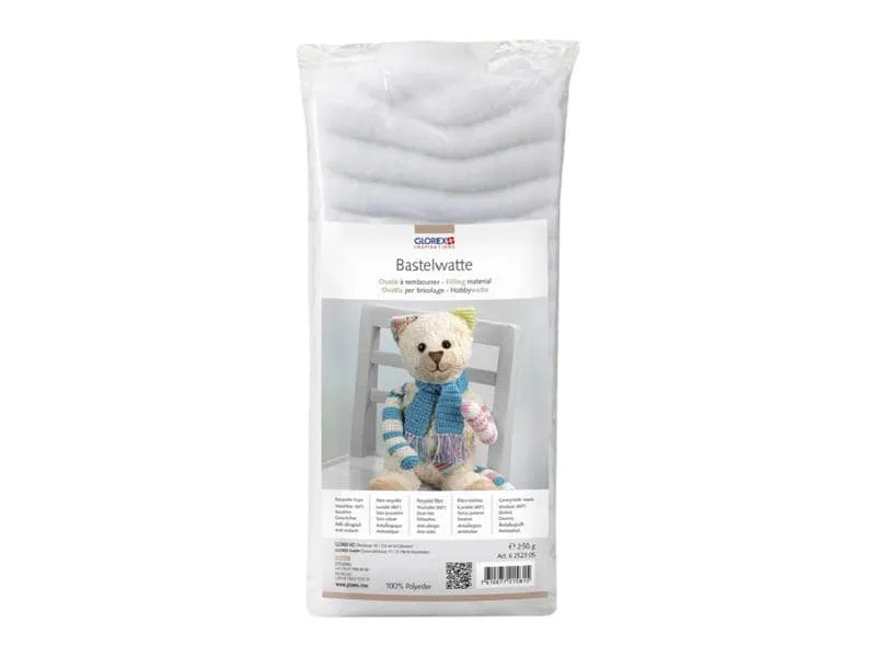 Glorex Füllwatte Weiss, 250g Glorex Füllwatte Weiss, 250g