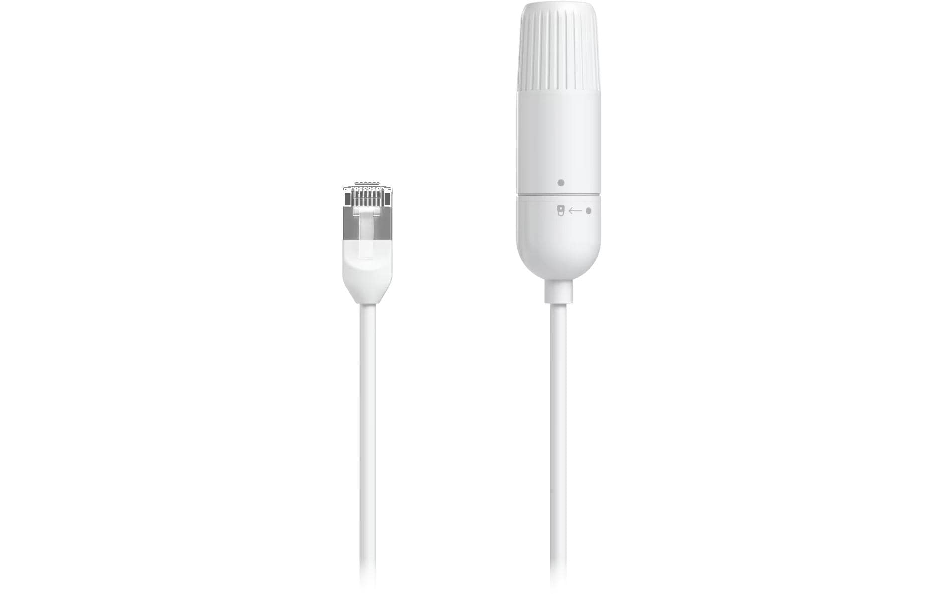 Ubiquiti Easy Cable Verlängerung Cat 6A, F/UTP, 0.185 m, Weiss
