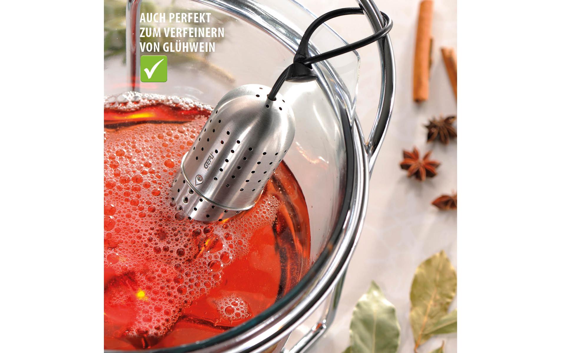 GEFU Tee-Gewürzsieb Gusto Silber