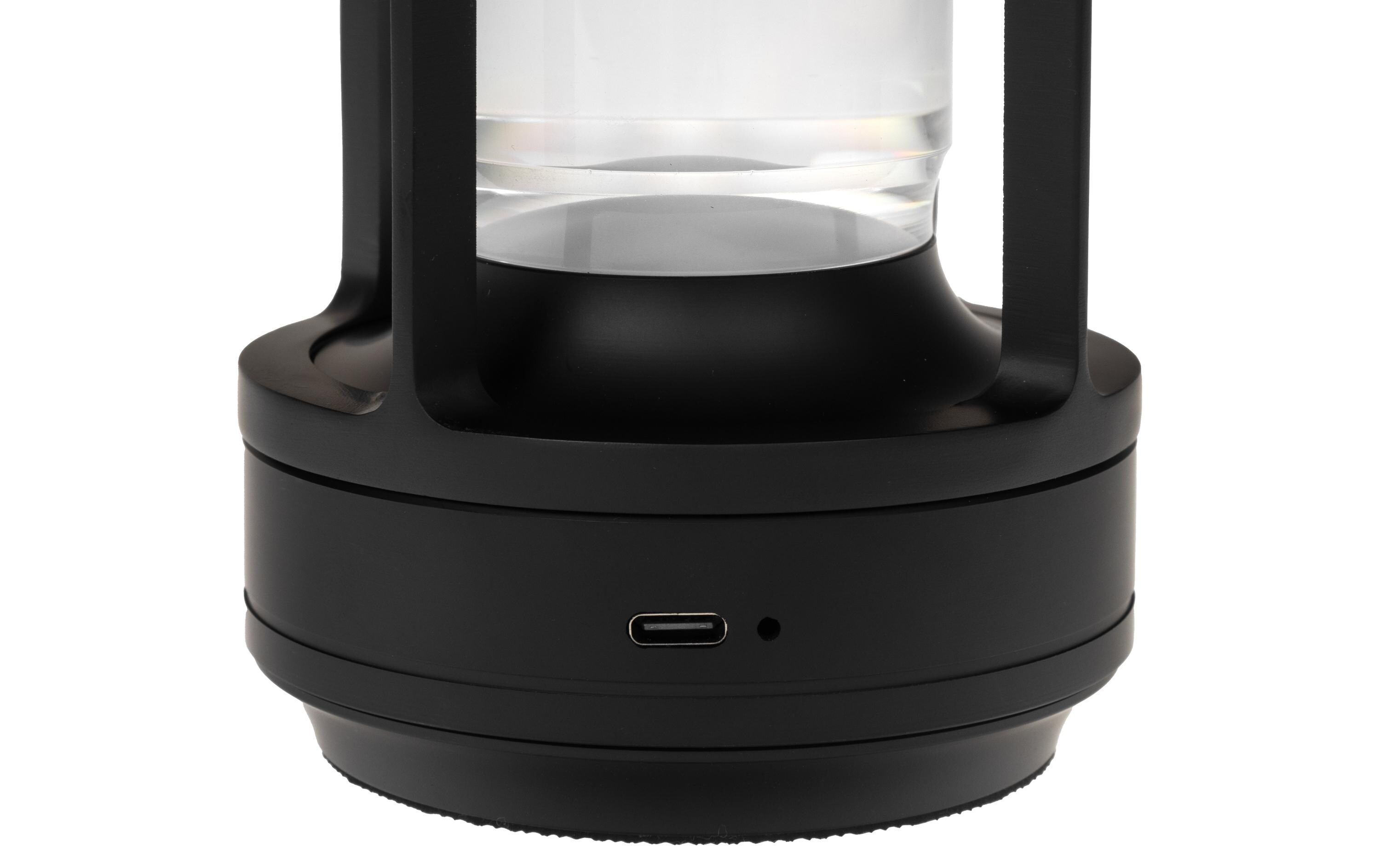COCON USB-Tischleuchte Laterne, Schwarz