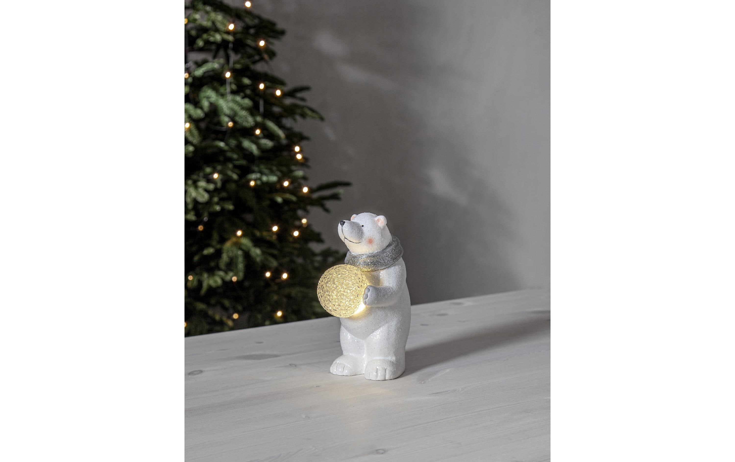 Star Trading LED-Figur Polare, 20.5 cm, Weiss