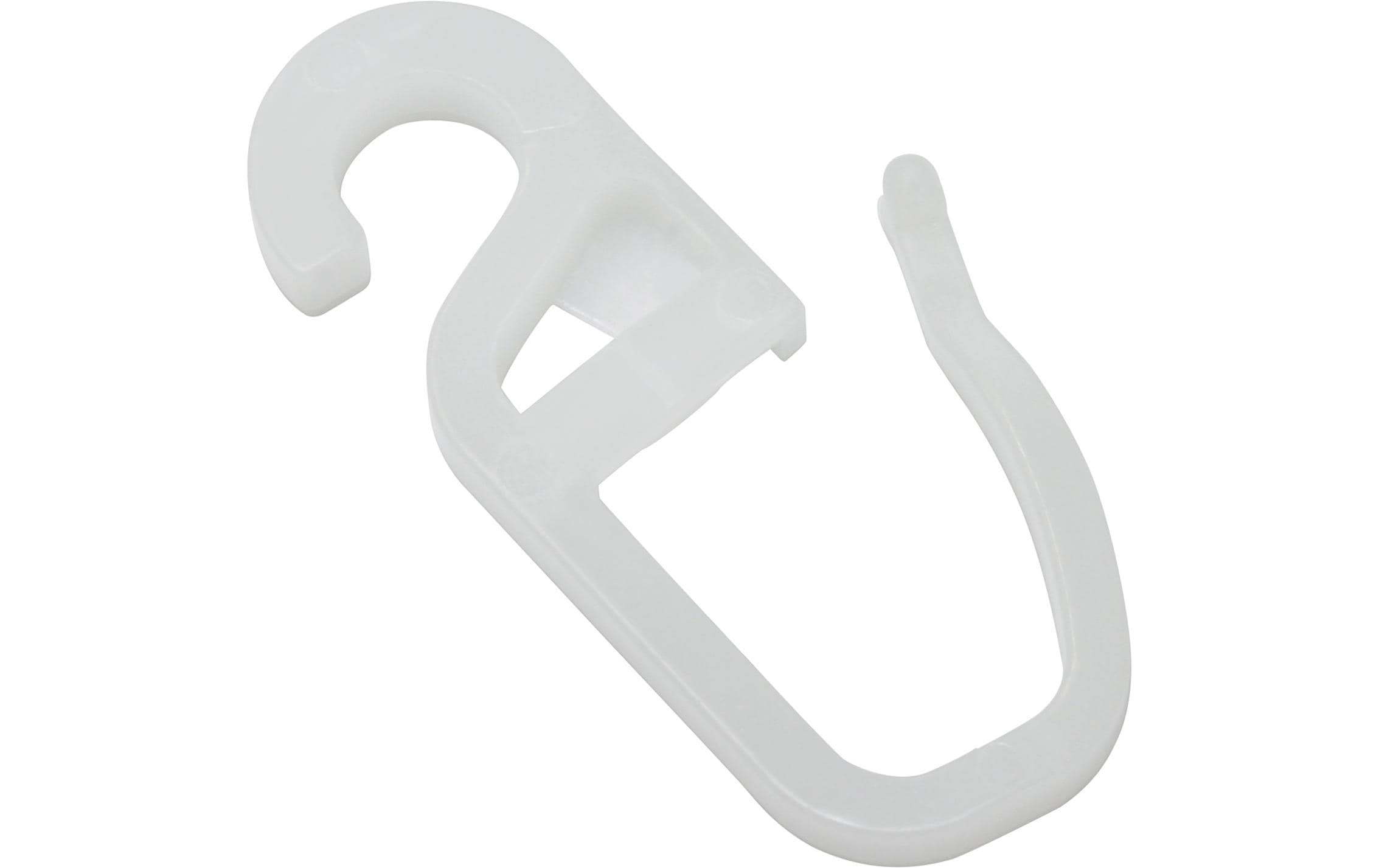 Gardinia Faltenlegehaken Weiss 10 Stück