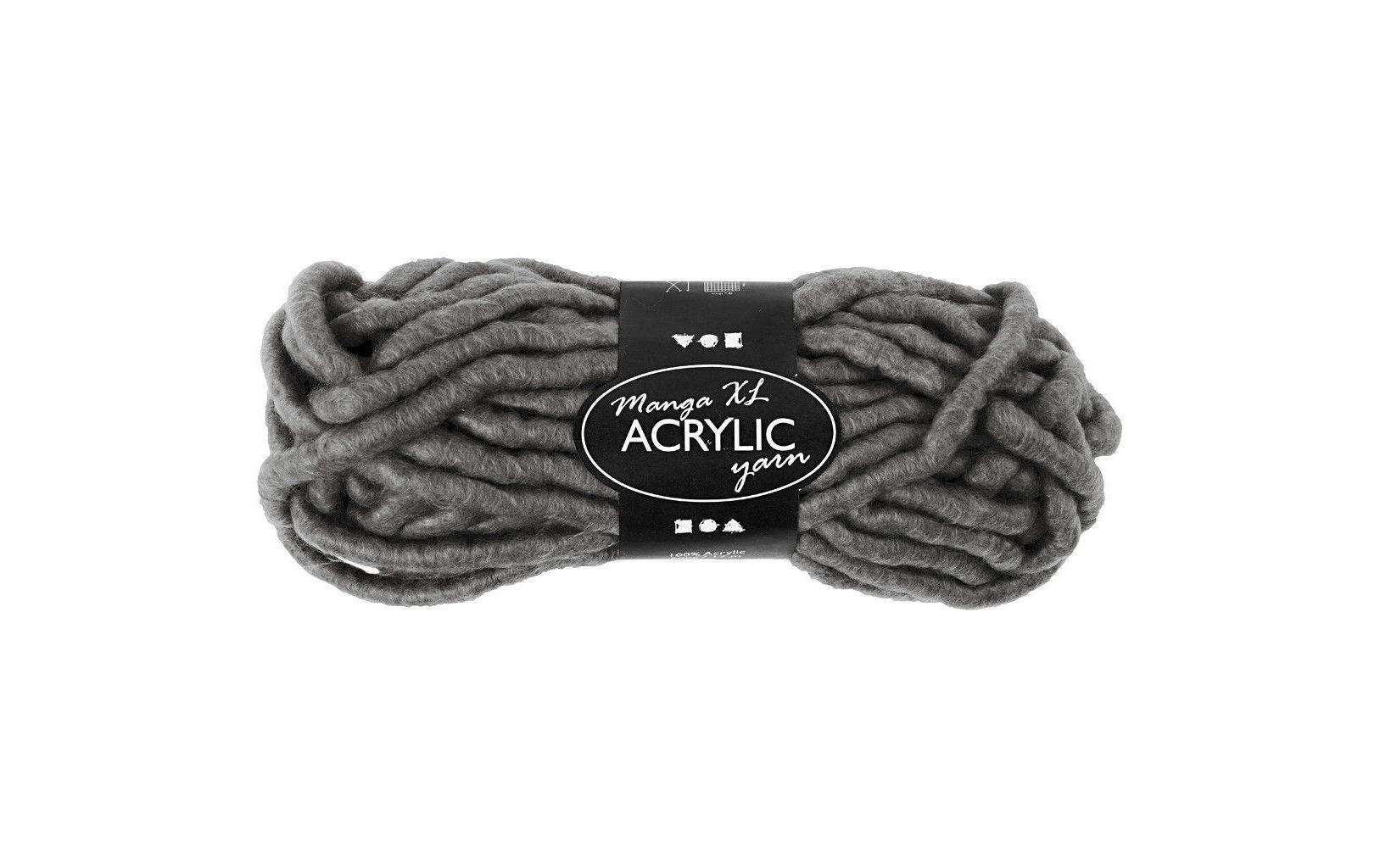 Creativ Company Wolle Acryl XL 17 m Grau Creativ Company Wolle Acryl XL 17 m Grau