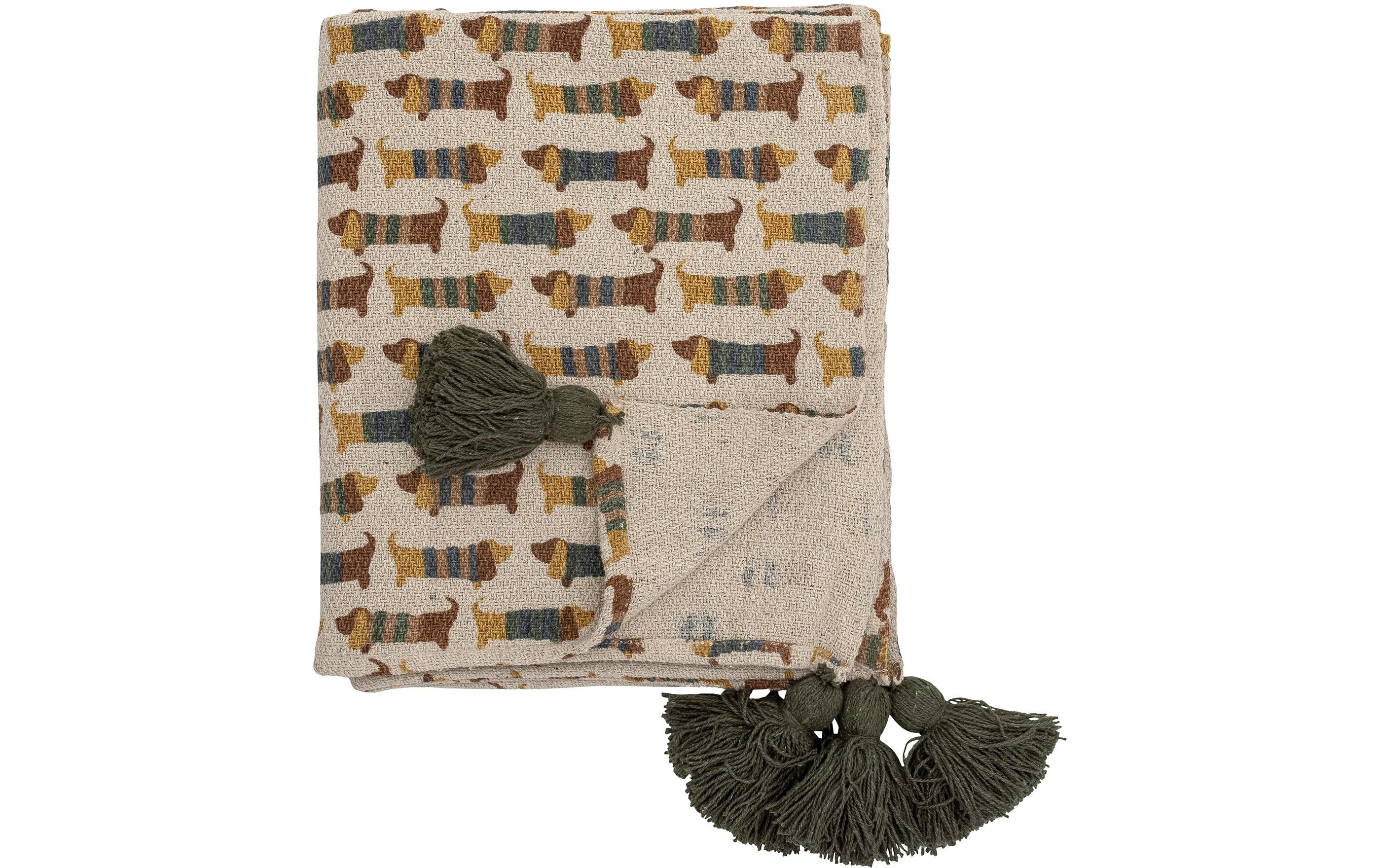 Bloomingville Kuscheldecke Charlie 160 x 130 cm, Braun Bloomingville Kuscheldecke Charlie 160 x 130 cm, Braun