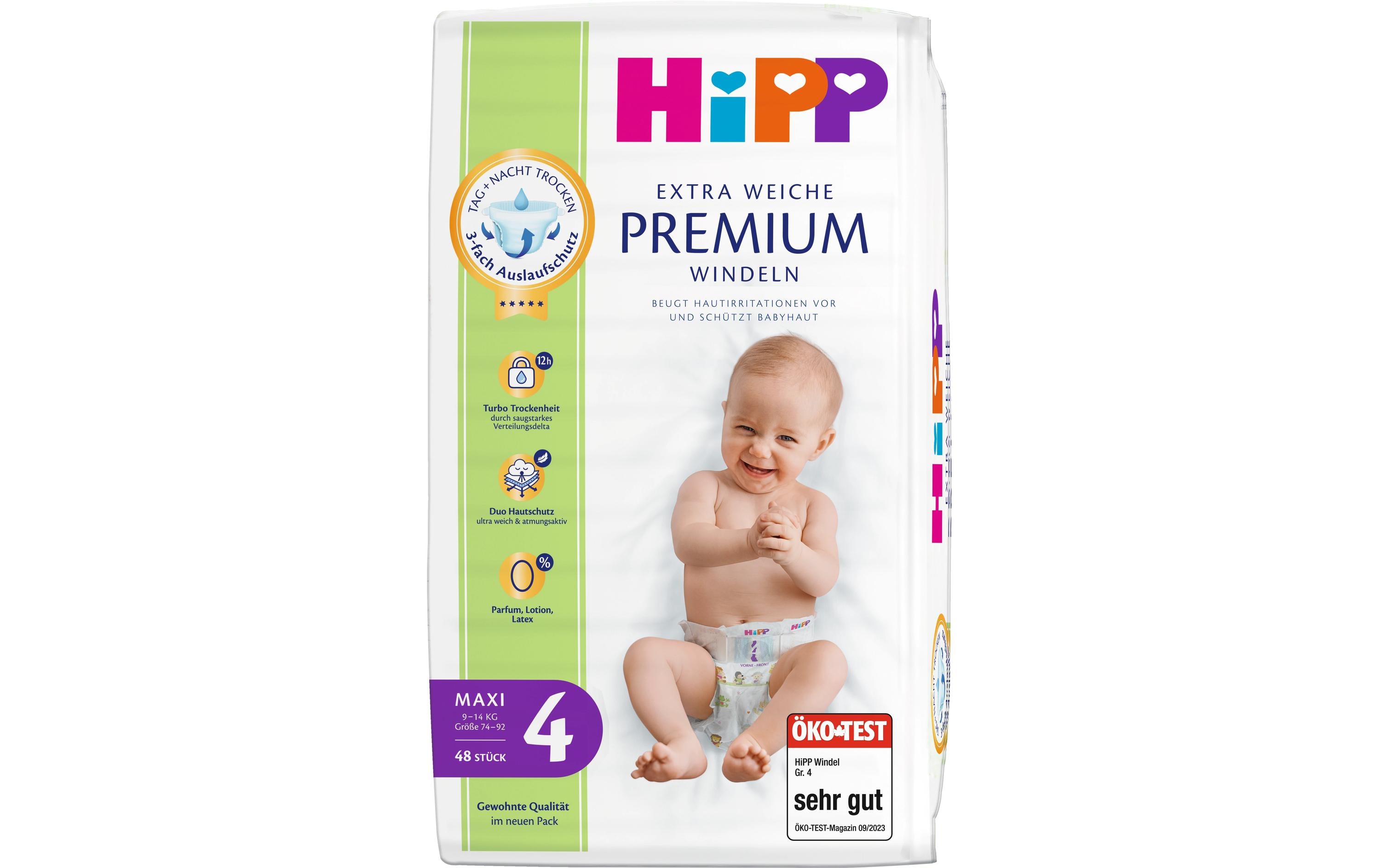 HIPP Windeln Babysanft Premium Grösse 4 HIPP Windeln Babysanft Premium Grösse 4