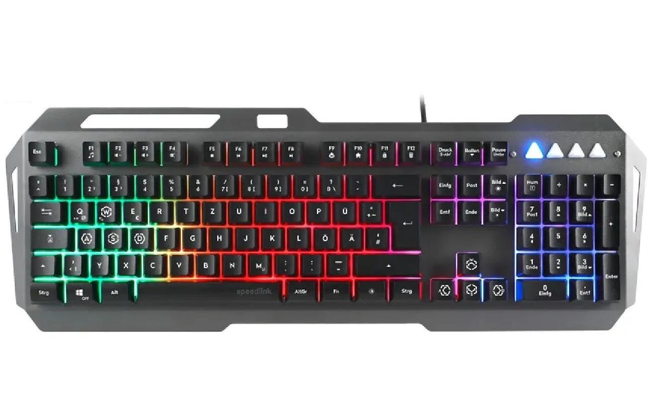 Speedlink Gaming-Tastatur LUNERA Rainbow