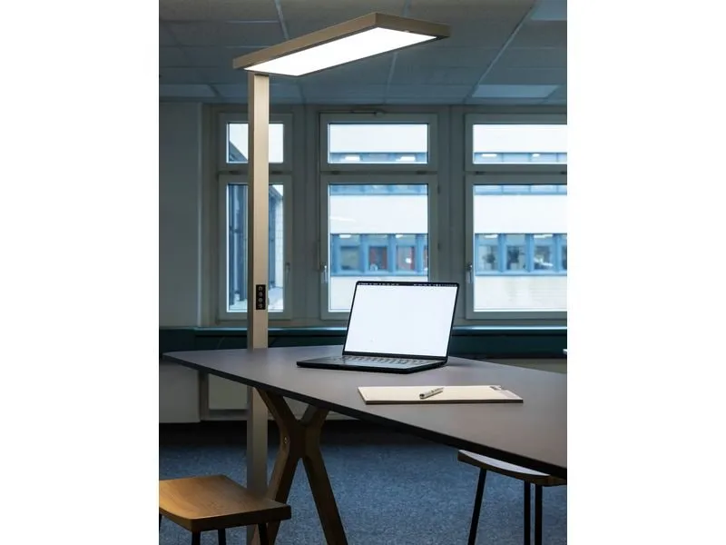 Office Focus Bürostehleuchte HCL LED 100 W, Grau Office Focus Bürostehleuchte HCL LED 100 W, Grau
