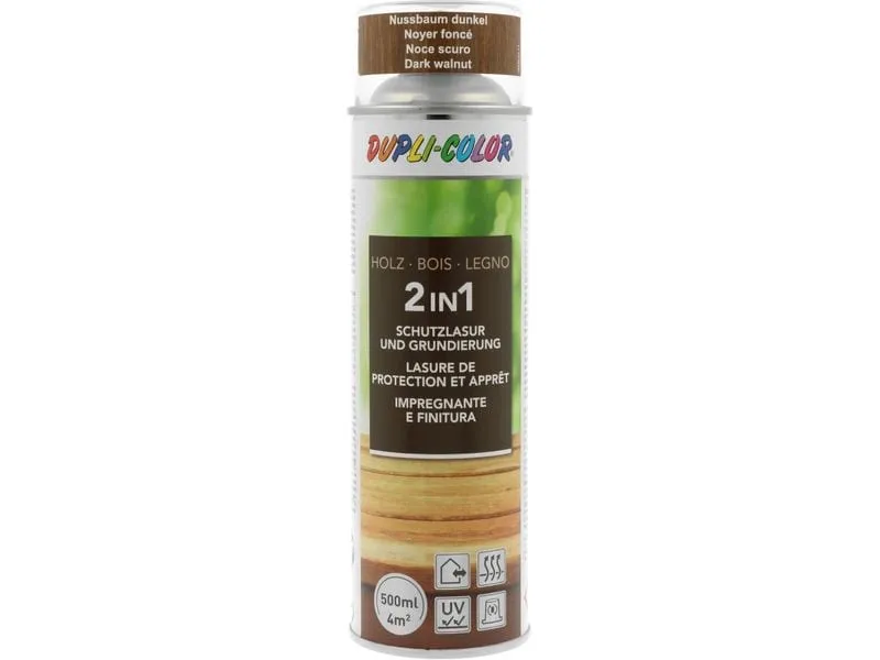DUPLI-COLOR Holzschutzlasur Nussbaum dunkel, 500 ml DUPLI-COLOR Holzschutzlasur Nussbaum dunkel, 500 ml