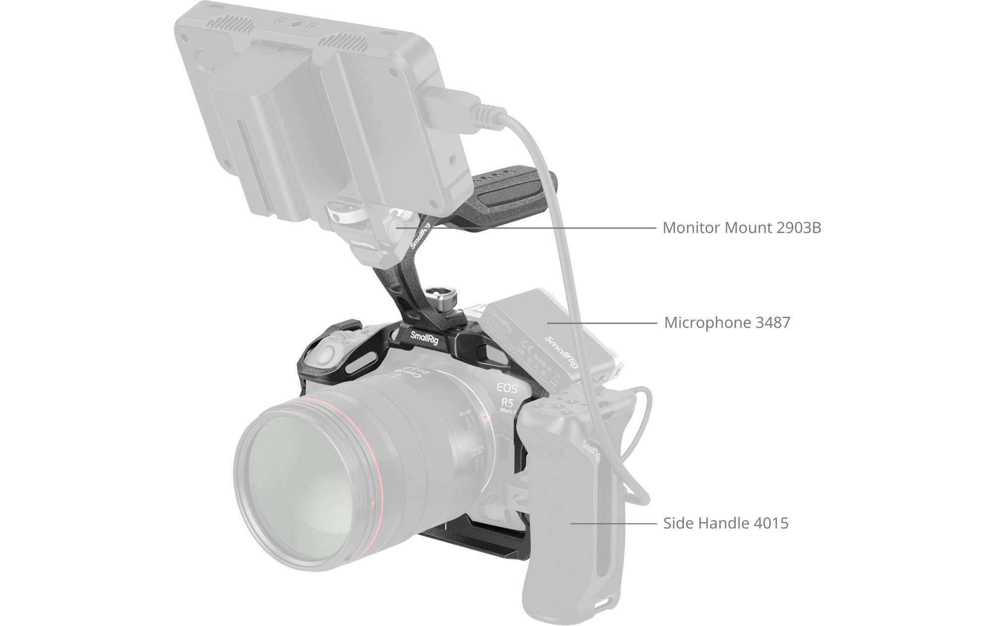 Smallrig Cage Kit «Black Mamba» für Canon EOS R5 Mark II