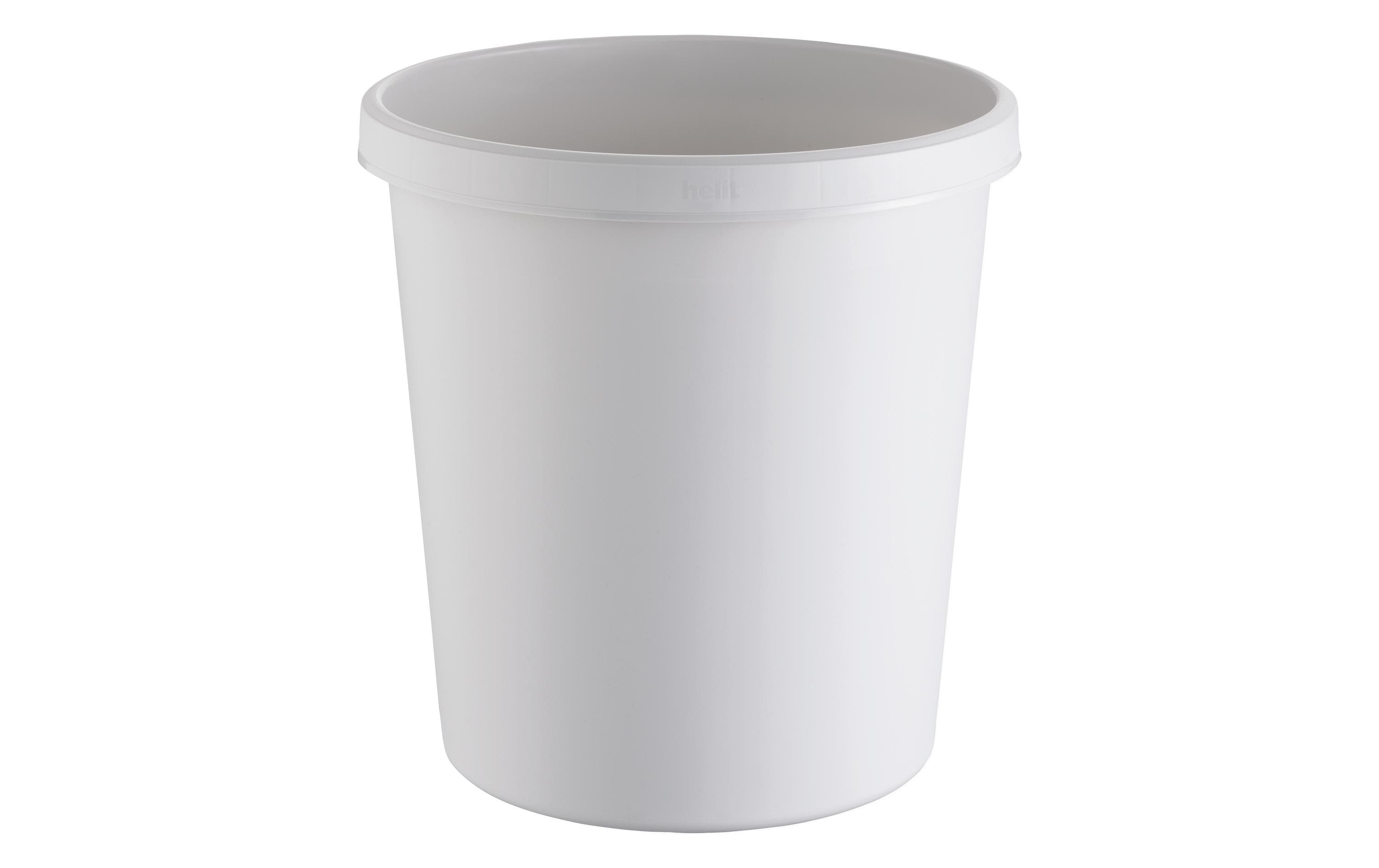 Helit Papierkorb 18 l, Lichtgrau
