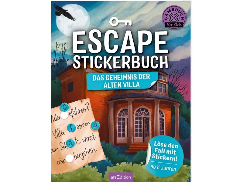Buchzentrum Escape-Stickerbuch: Das Geheimnis der alten Villa 32 Seiten Buchzentrum Escape-Stickerbuch: Das Geheimnis der alten Villa 32 Seiten