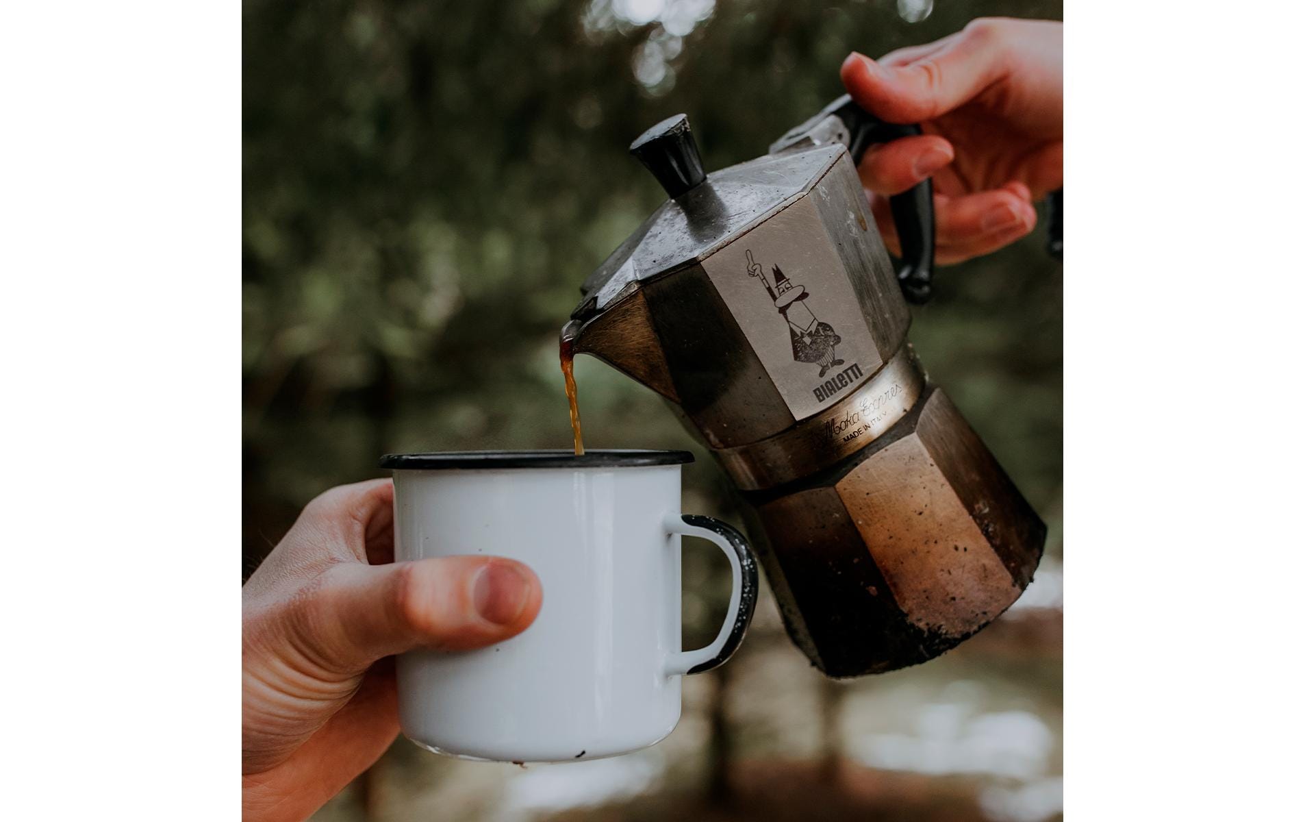 Bialetti Espressokocher Moka Express 1 Tassen, Schwarz