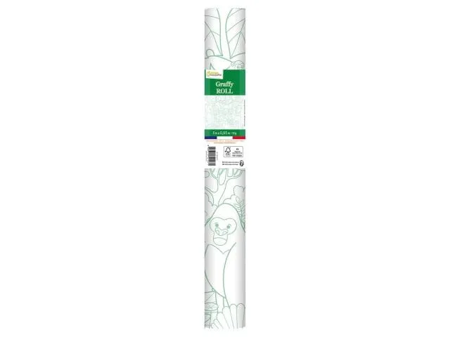 Avenue Mandarine Graffy Roll, Dschungel Weiss Avenue Mandarine Graffy Roll, Dschungel Weiss