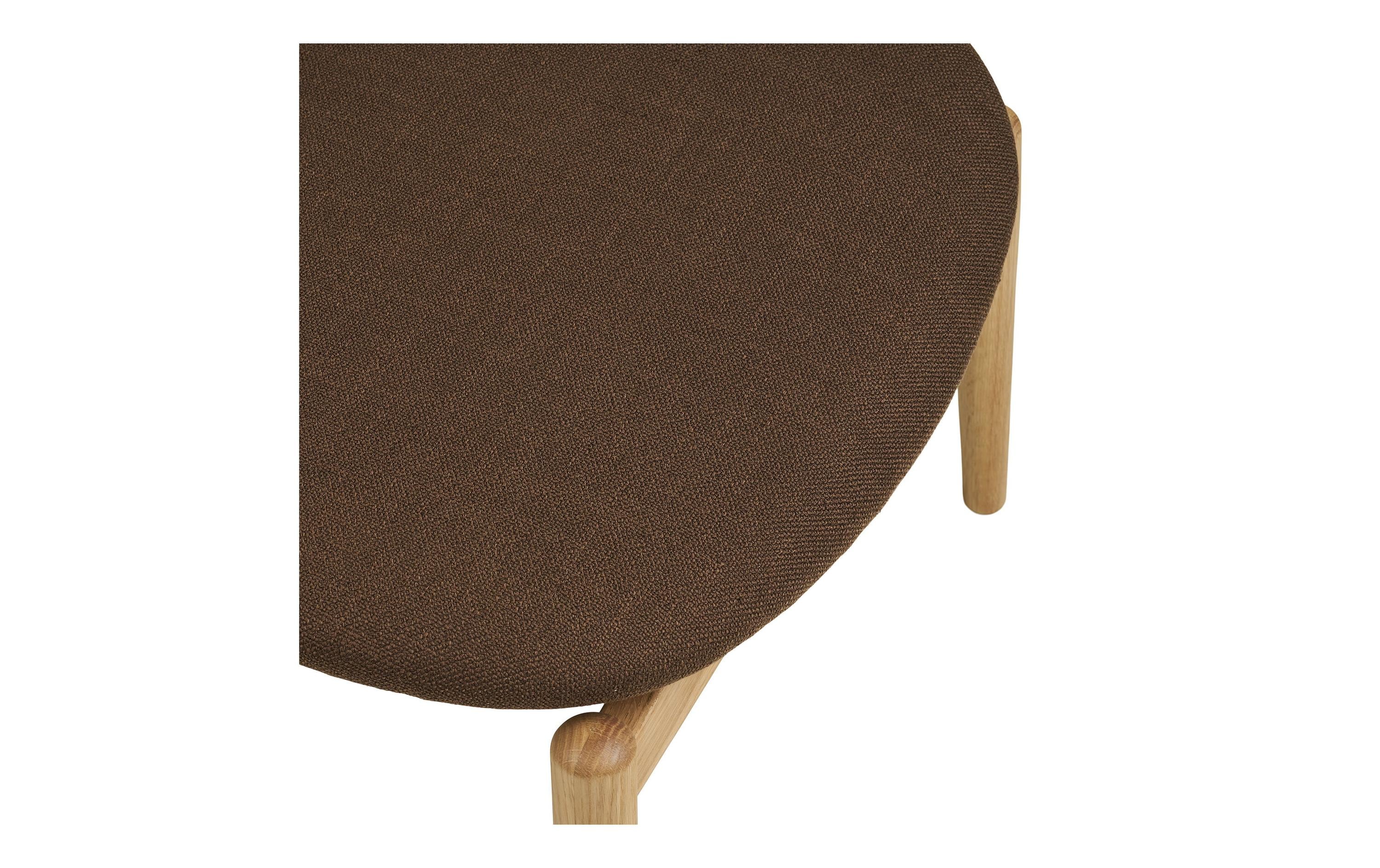 House Nordic Hocker Olvera Footrest 43 x 53.5 x 38 cm, Natur-Braun