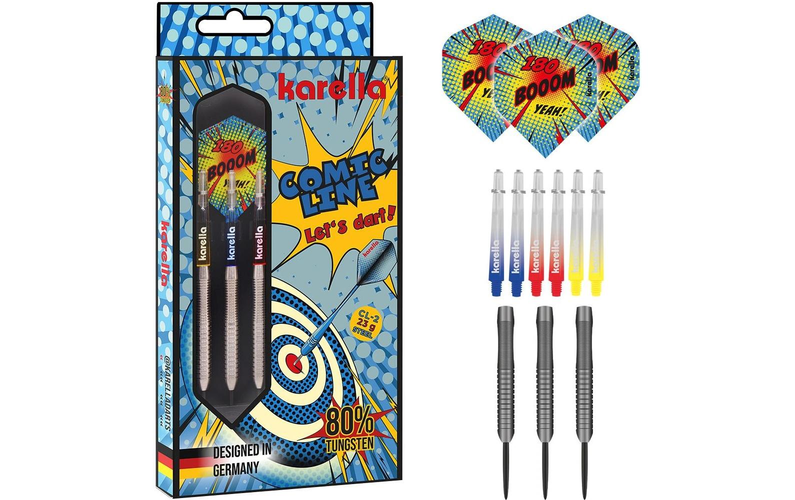 Karella Steeldart Comic Line CL-2 23 g, 3 Stück Karella Steeldart Comic Line CL-2 23 g, 3 Stück