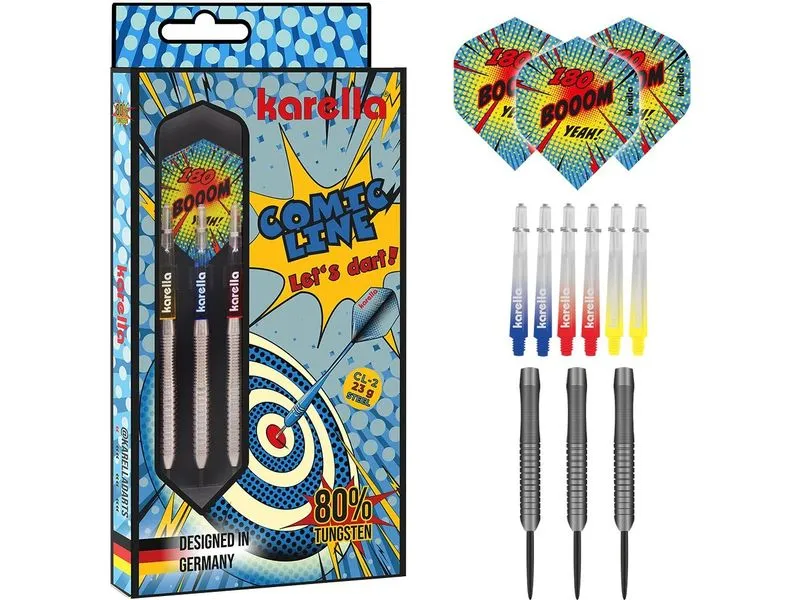 Karella Steeldart Comic Line CL-2 23 g, 3 Stück Karella Steeldart Comic Line CL-2 23 g, 3 Stück