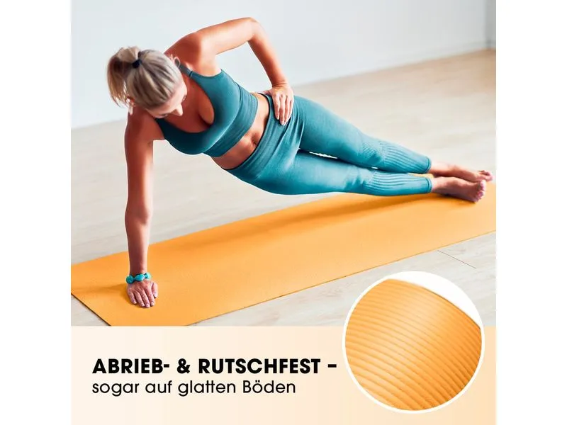 World Fitness Fitnessmatte Jivan 183 cm x 61 cm, Orange