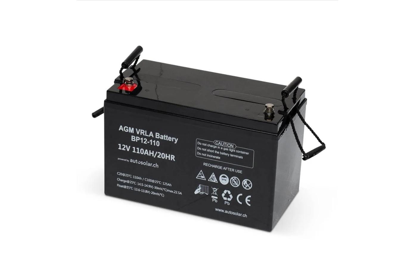 autosolar Batterie AGM 110 Ah 12 V autosolar Batterie AGM 110 Ah 12 V