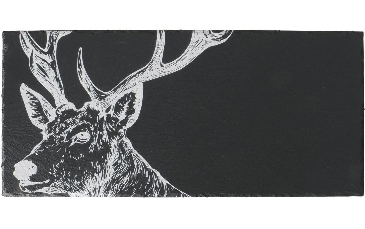 Boltze Deko Servierbrett Moritz Schiefer, 48 x 1.5 cm