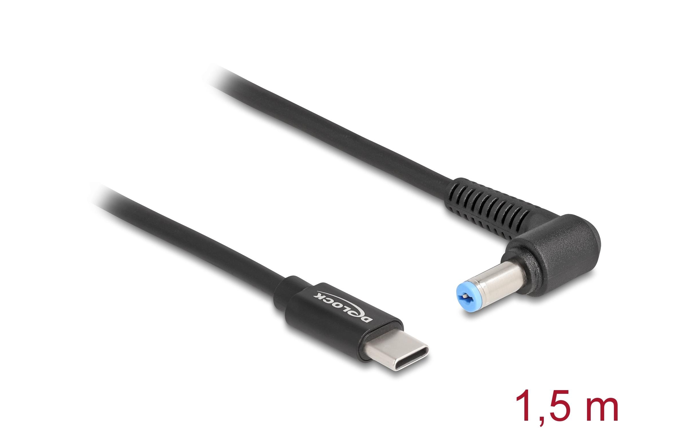 Delock Ladekabel USB-C zu Acer 5.5 x 1.7 mm Stecker 1.5 m Delock Ladekabel USB-C zu Acer 5.5 x 1.7 mm Stecker 1.5 m