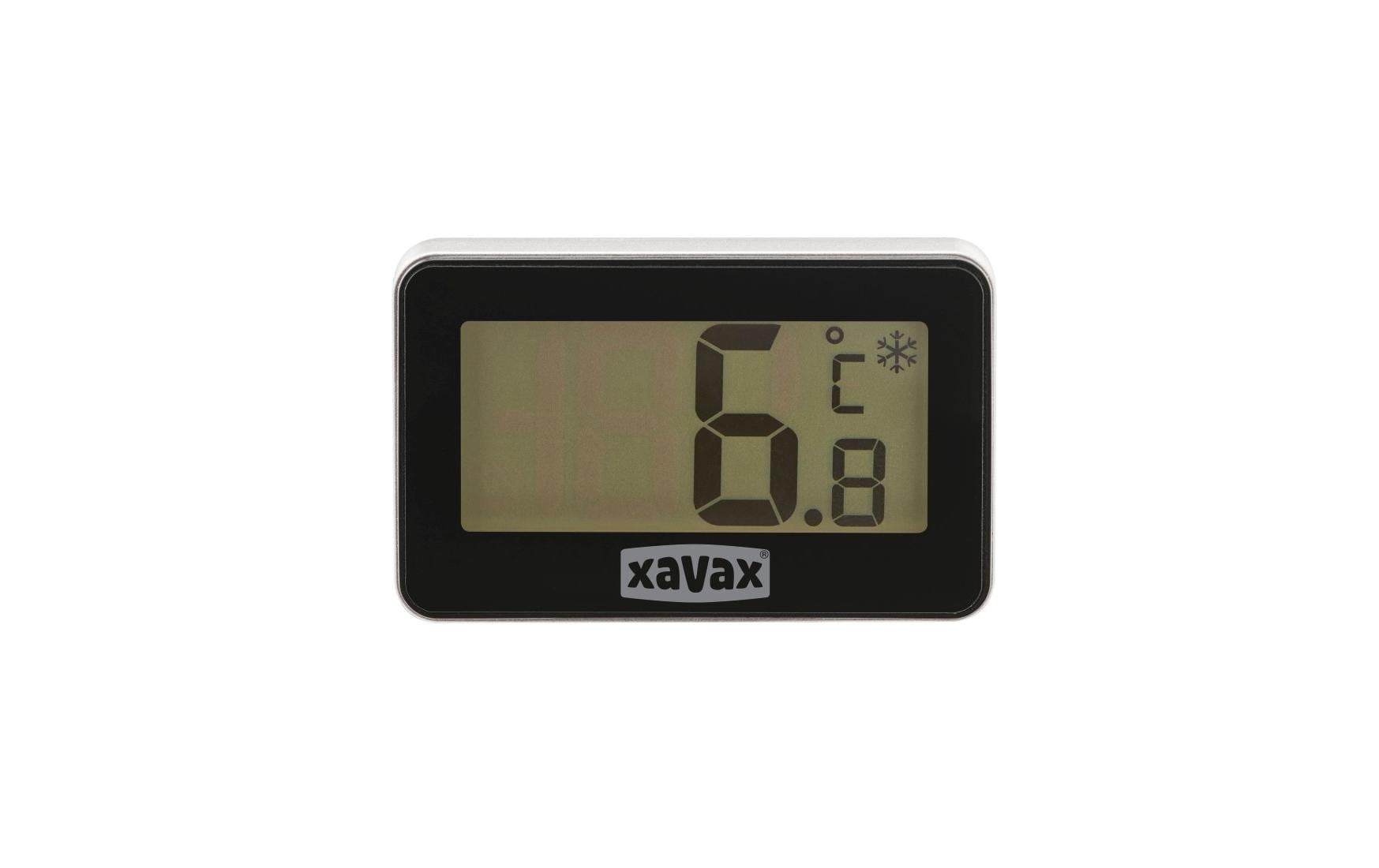 Xavax Digitales Thermometer Schwarz