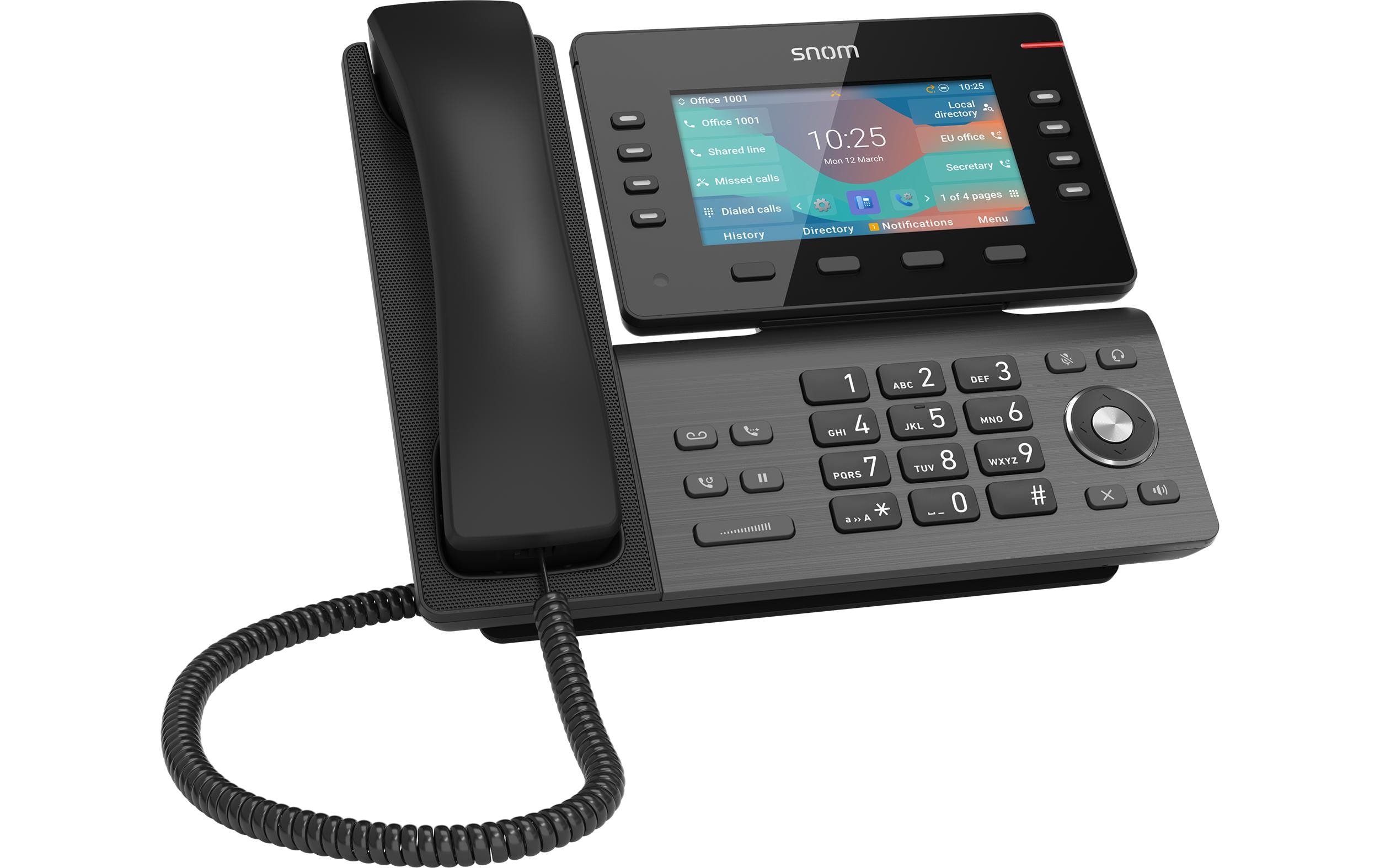 snom Tischtelefon D862 Schwarz snom Tischtelefon D862 Schwarz