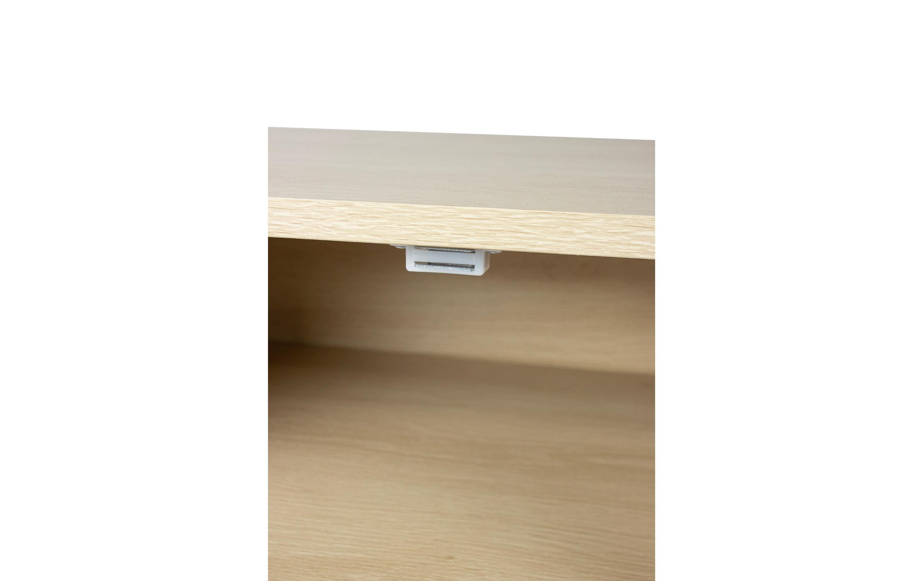 relaxdays TV-Möbel Vintage Style 140 cm, Hellbraun 60 Zoll