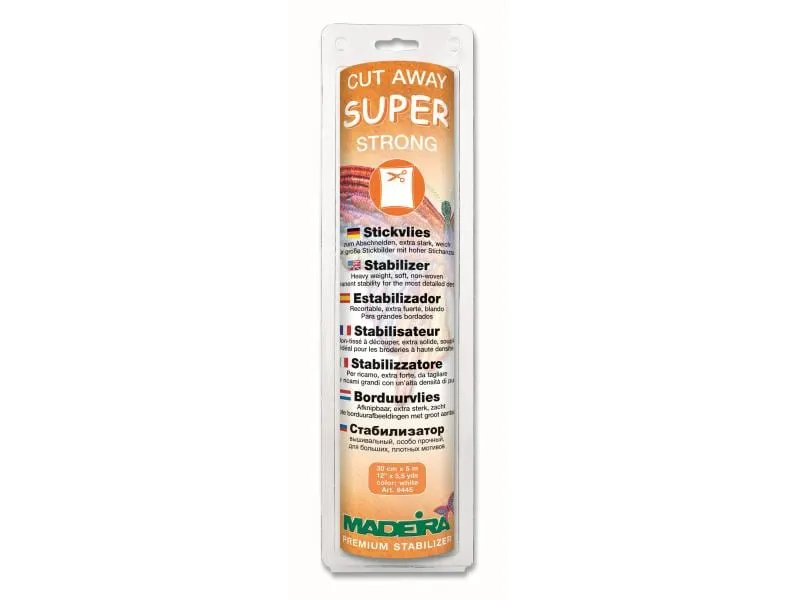 Madeira Stickvlies Cut Aways Super Strong 1 Stück Madeira Stickvlies Cut Aways Super Strong 1 Stück