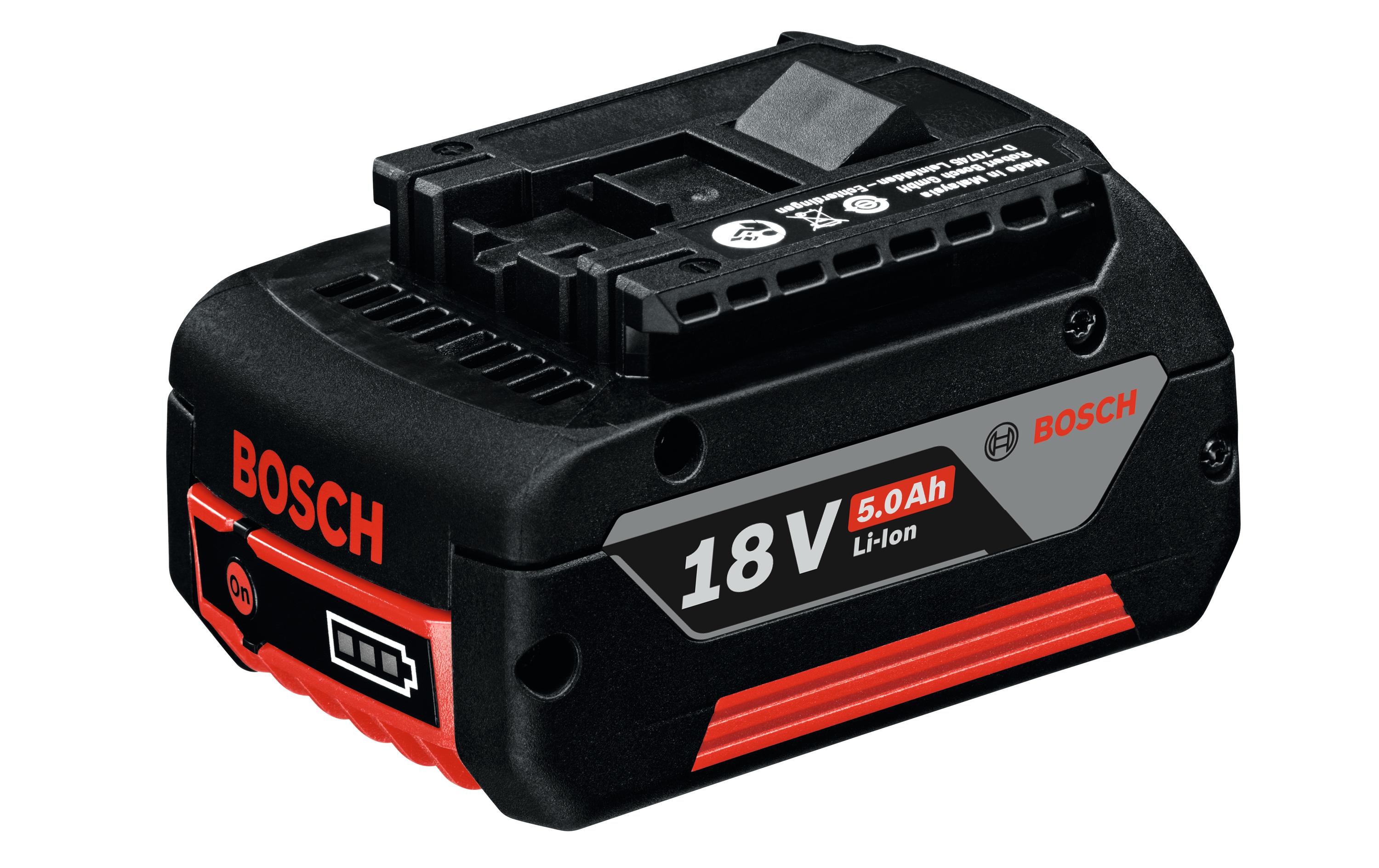 Bosch Professional Akku Li-Ion 18 V 5.0 Ah Heavy Duty (HD), GBA M-C