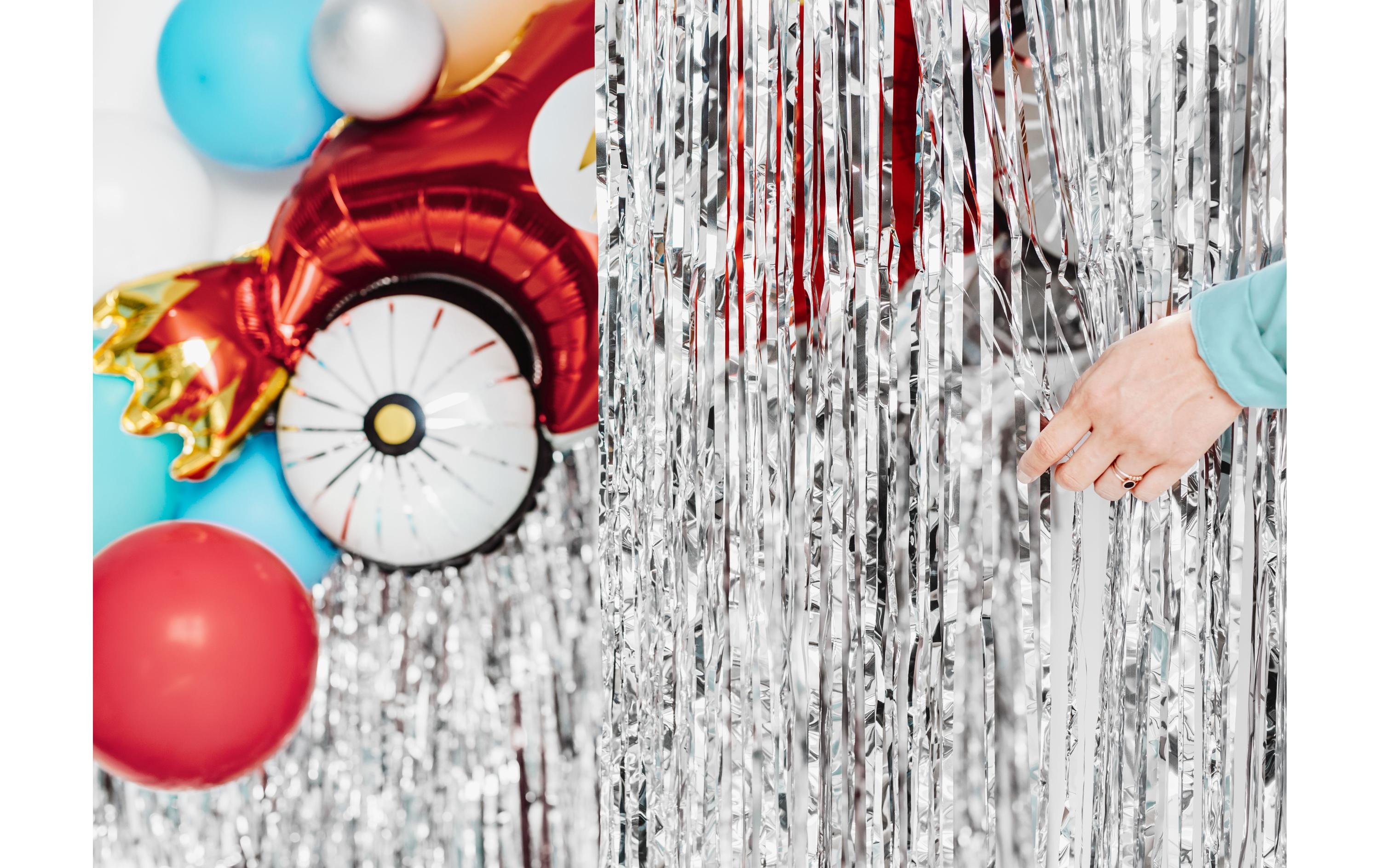 Partydeco Folienballon Car Rot