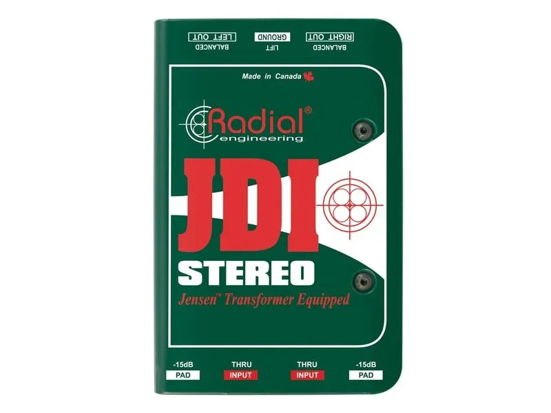 Radial JDI Stereo Passiv, mit Jensen-Übertragern Radial JDI Stereo Passiv, mit Jensen-Übertragern
