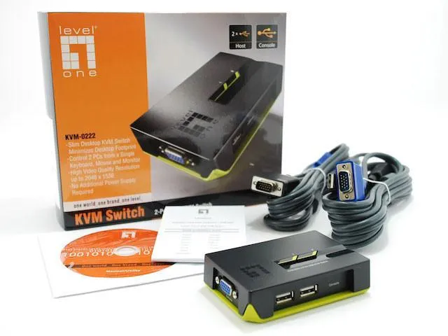 LevelOne KVM Switch KVM-0222