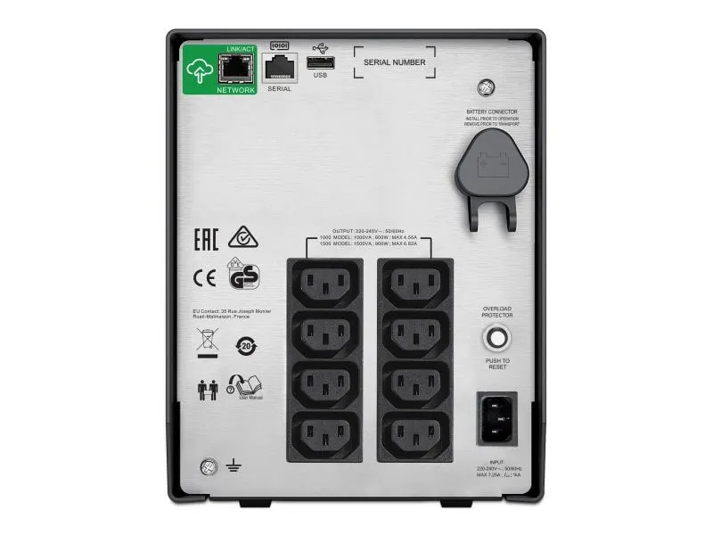 APC USV SMC1000IC 1000 VA / 600 W APC USV SMC1000IC 1000 VA / 600 W
