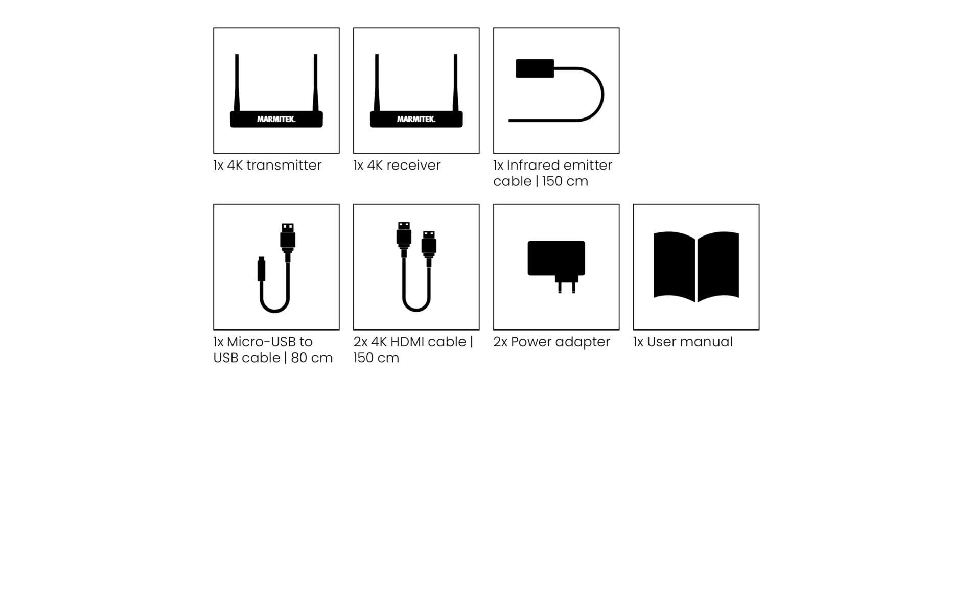 Marmitek Funksender TV Anywhere Wireless 4K – 4K/60Hz