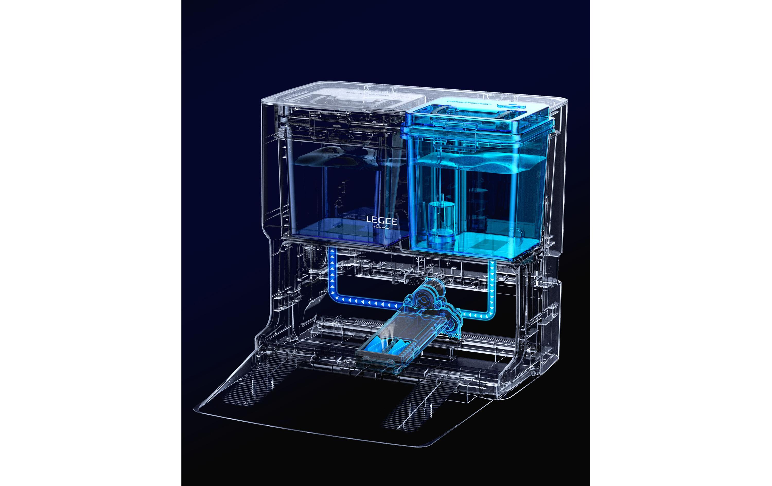Hobot Saug- und Wischroboter Legee D8 mit Clean Base