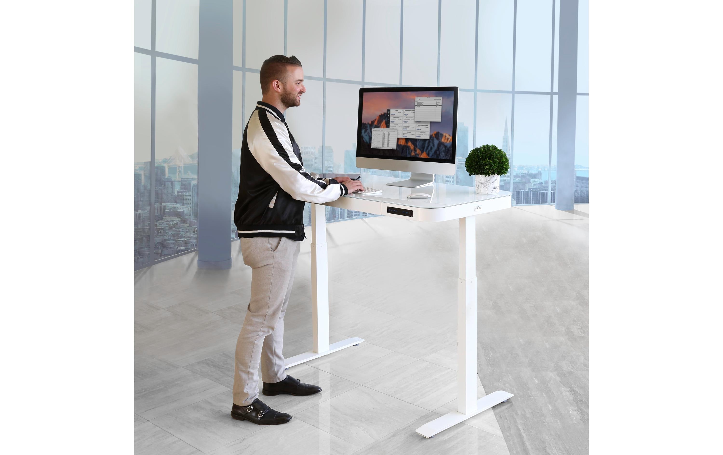 seville classics Airlift 121 x 61 cm, Weiss